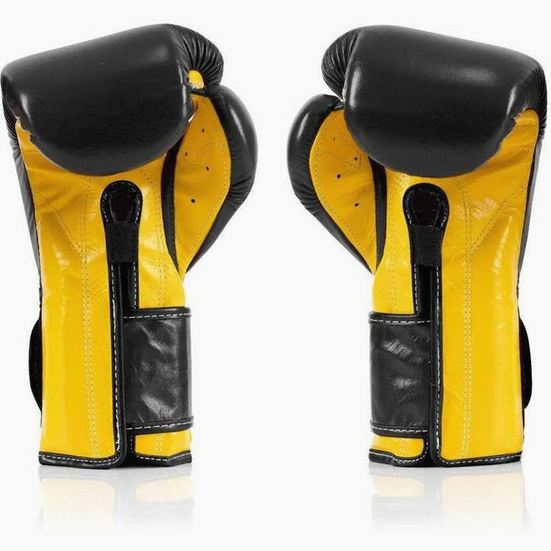 Luvas de Boxe Fairtex Mexican Estilo BGV9 Preto-amarelo  - Image 3