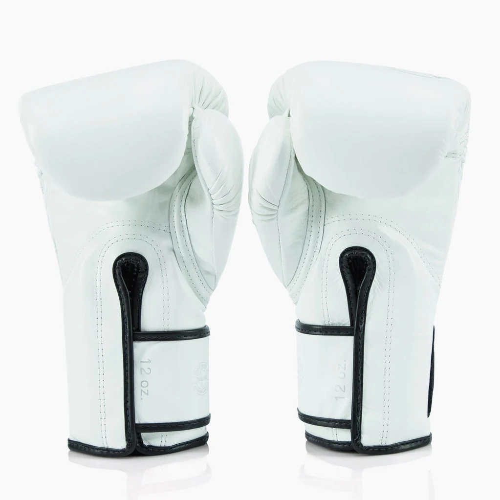 Luvas de Boxe Fairtex x Glory BGVG3 Branco-ouro  - Image 4
