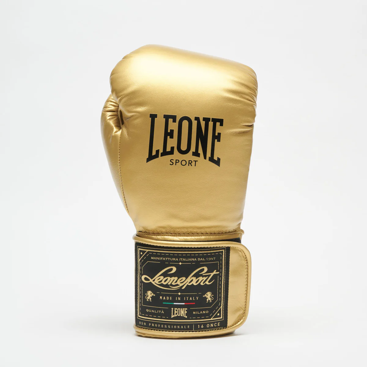 Luvas de Boxe Leone Desporto Orlando Classico com velcro Ouro  - Image 3
