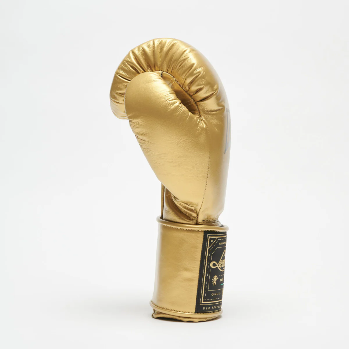Luvas de Boxe Leone Desporto Orlando Classico com velcro Ouro  - Image 4