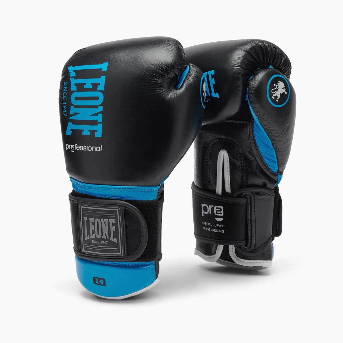 Luvas de Boxe Leone Professional 2 GN115C Azul 14 Oz 