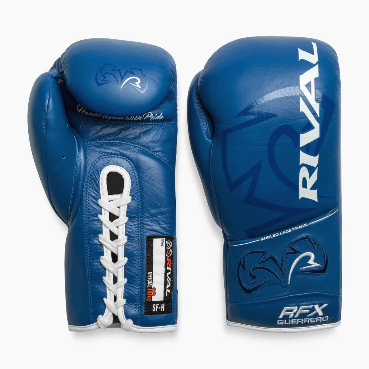 Luvas de Boxe Rival RFX Guerrero Pro Fight SF-H Blu 10 Oz  - Image 2