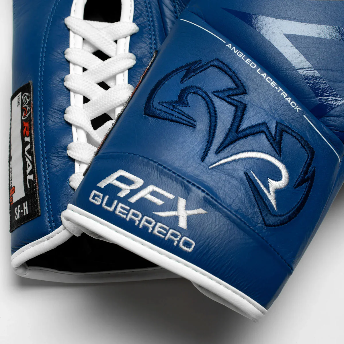 Luvas de Boxe Rival RFX Guerrero Pro Fight SF-H Blu 10 Oz  - Image 3