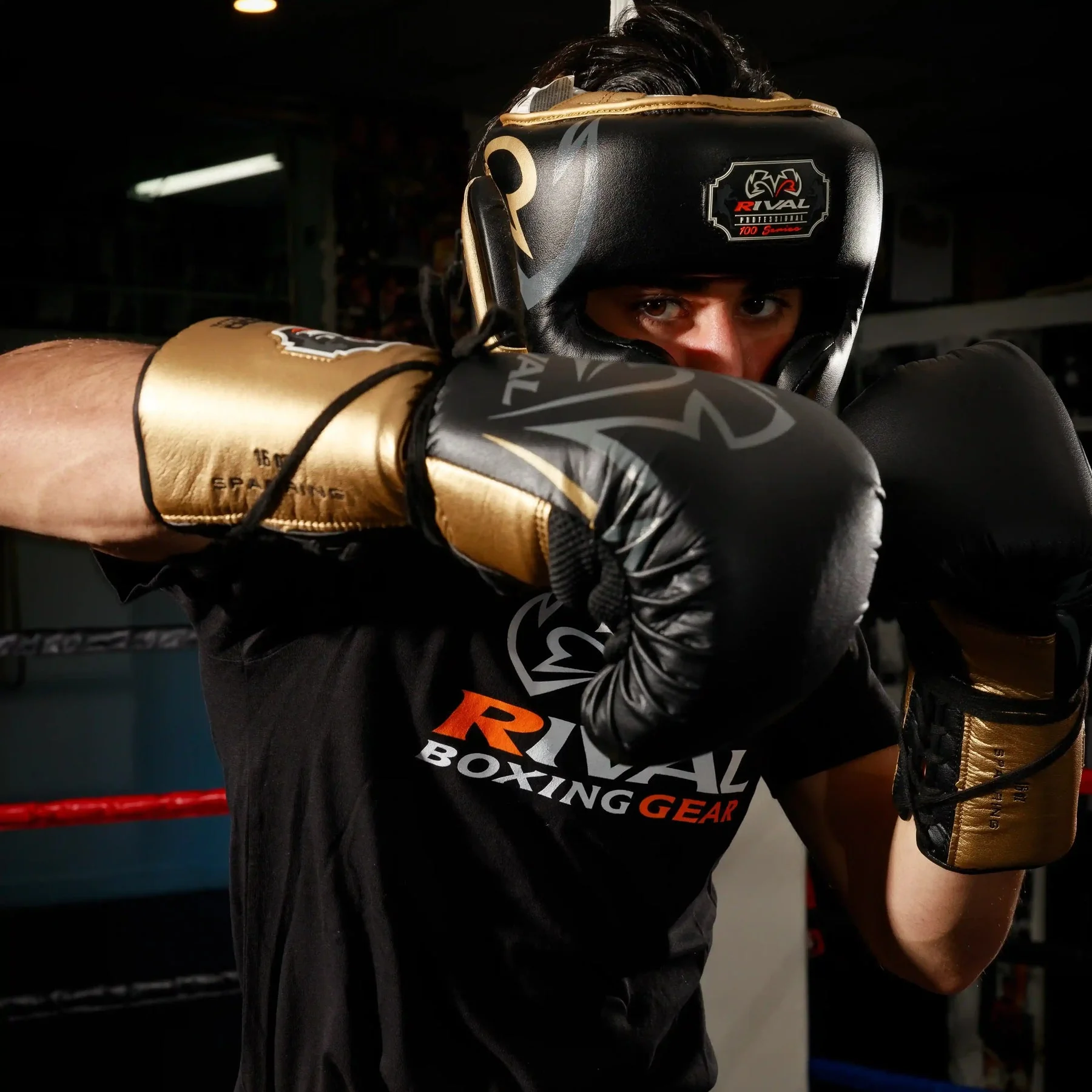 Luvas de Boxe Rival Sparring Profissional RS100 com atacadores  - Image 21