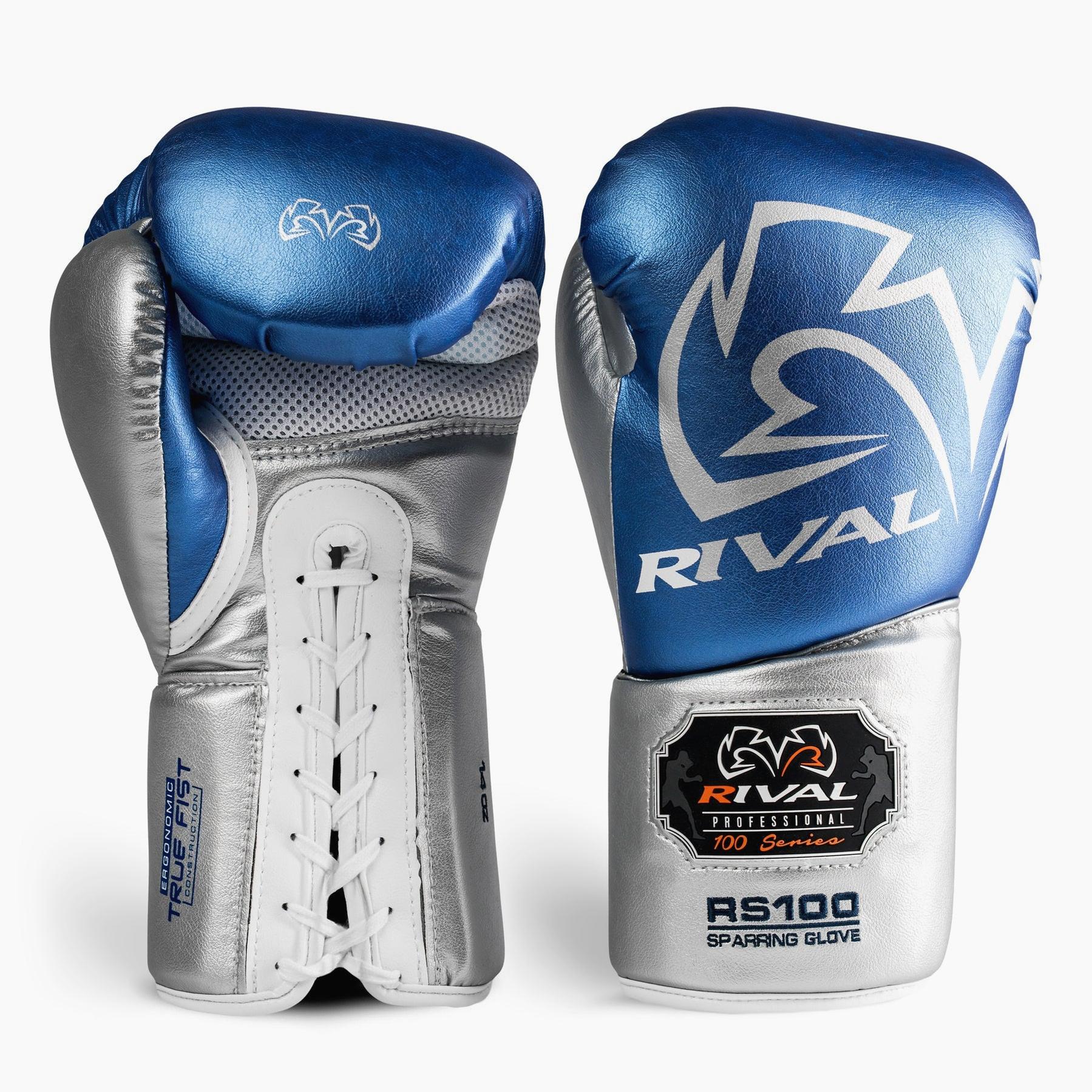 Luvas de Boxe Rival Sparring Profissional RS100 com atacadores  - Image 6