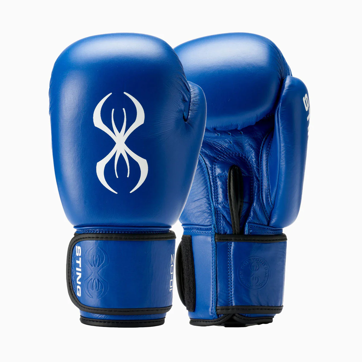 Luvas de Boxe Sting Competition Aprovado World Boxing Azul  - Image 2