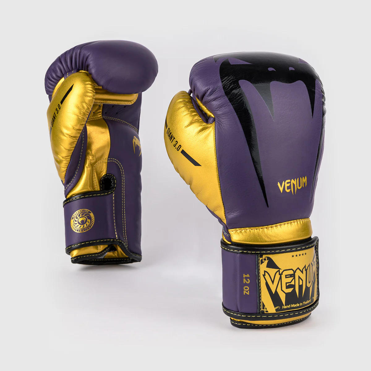 Luvas de Boxe Venum Giant 3.0 Edição Especial Roxo-ouro 