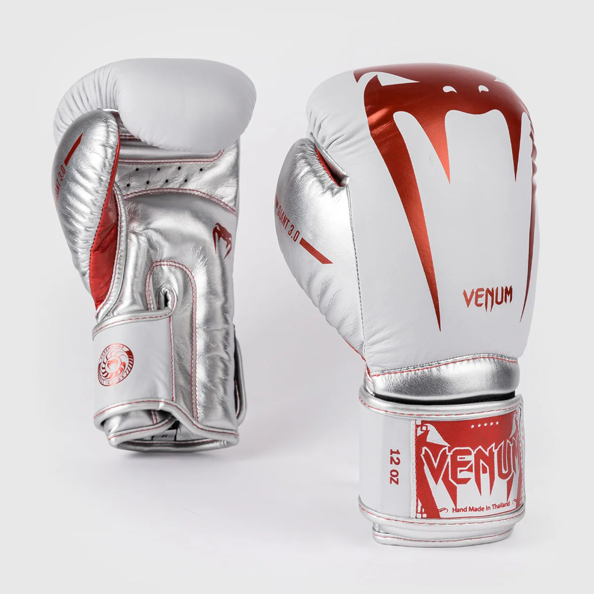 Luvas de Boxe Venum Giant 3.0 Edição Especial Vermelho-prata 