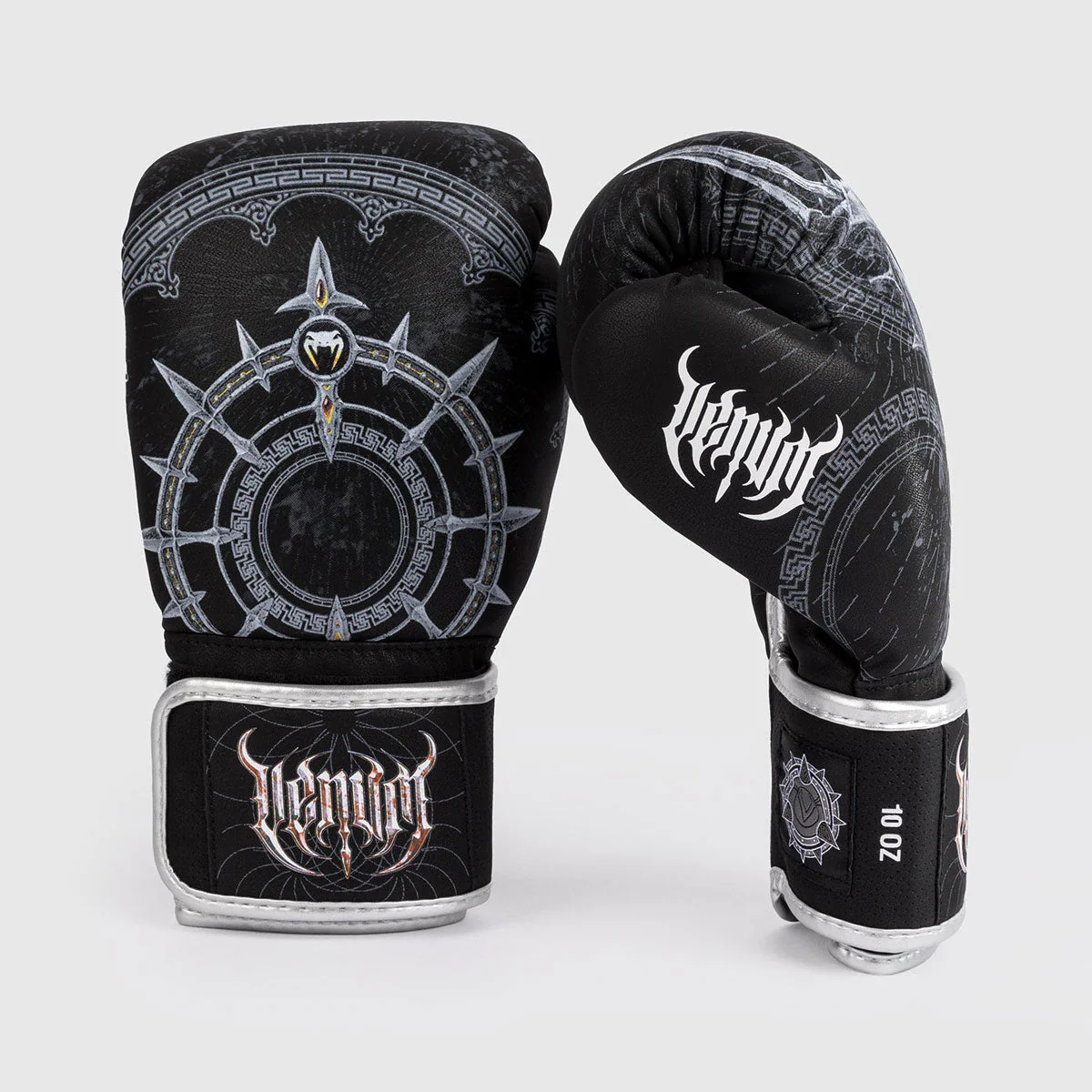 Luvas de Boxe Venum Gladiator 5.0 Preto Prata 