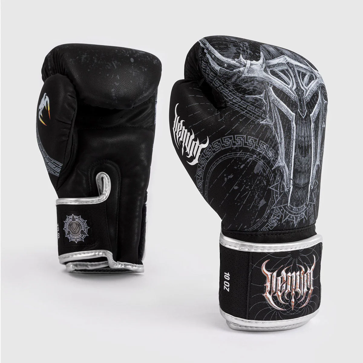 Luvas de Boxe Venum Gladiator 5.0 Preto Prata  - Image 2
