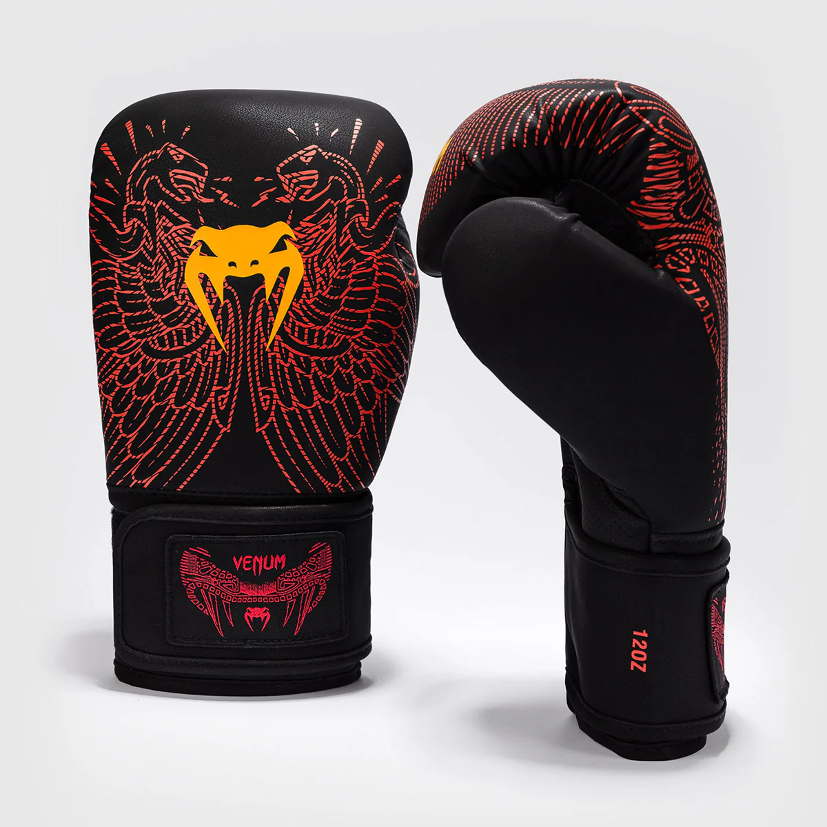 Luvas de Boxe Venum Quetzal Fury Preto-vermelho  - Image 3