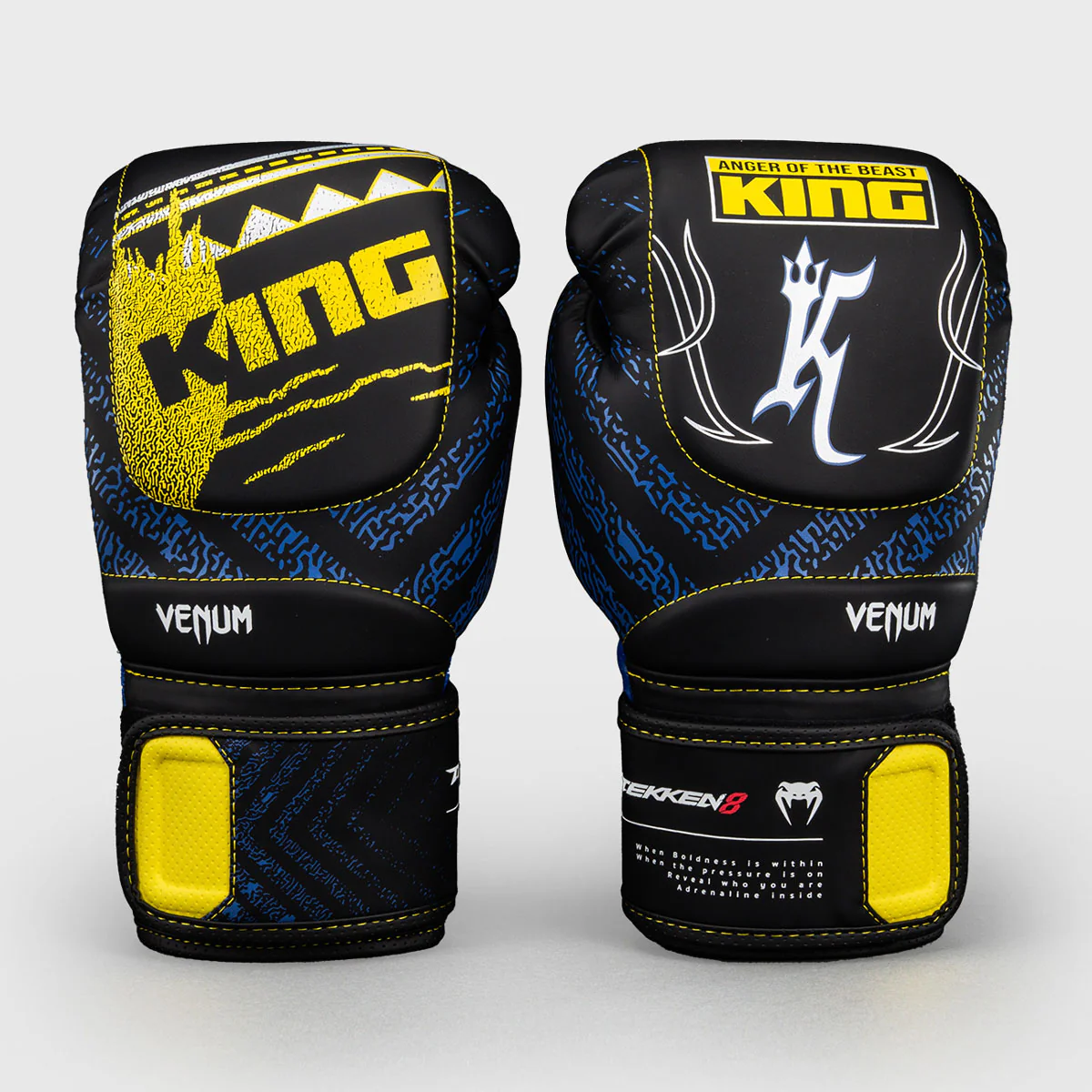 Luvas de Boxe Venum Tekken 8 King Preto-amarelo  - Image 2