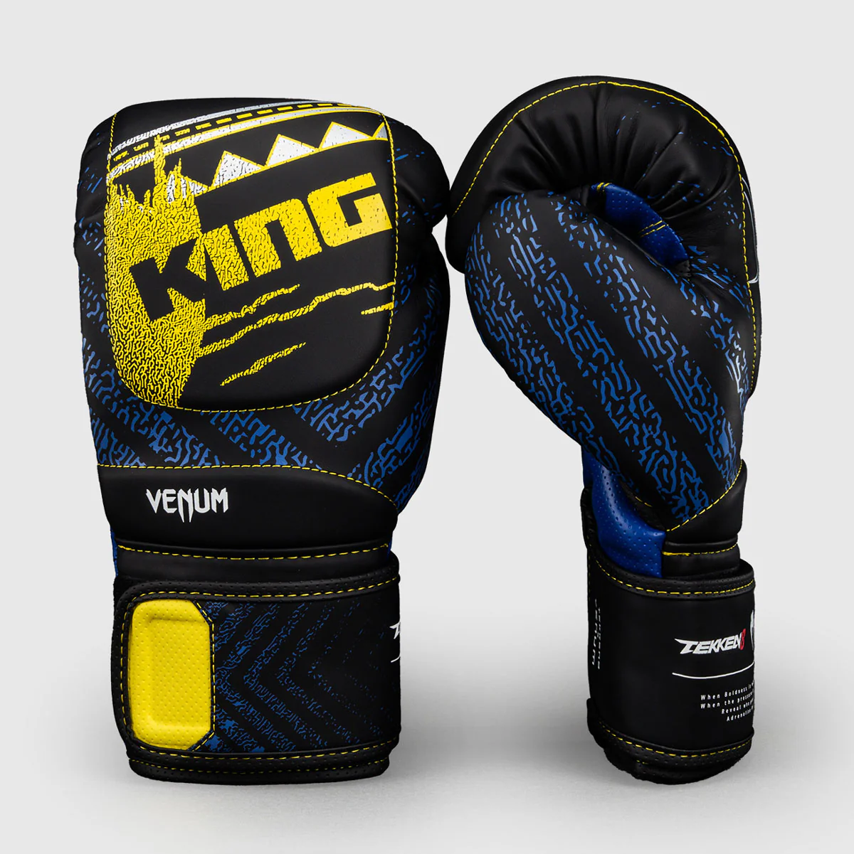 Luvas de Boxe Venum Tekken 8 King Preto-amarelo  - Image 3