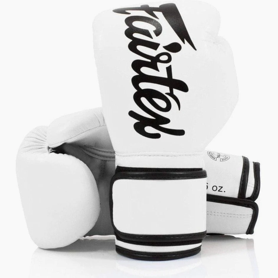 Luvas de Muay Thai Fairtex BGV14 Branco