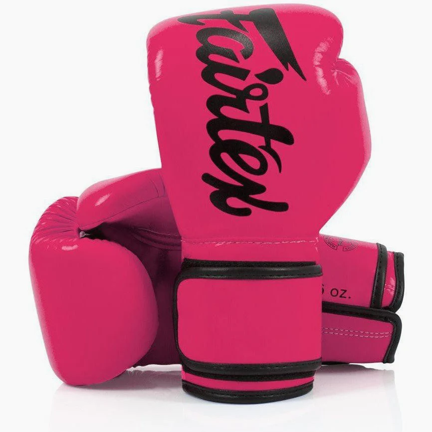 Luvas de Muay Thai Fairtex BGV14 Rosa 