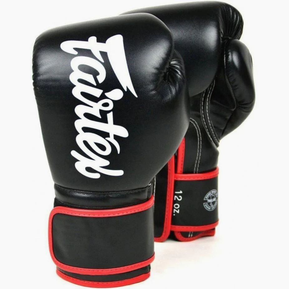 Luvas de Muay Thai Fairtex BGV14 Preto 