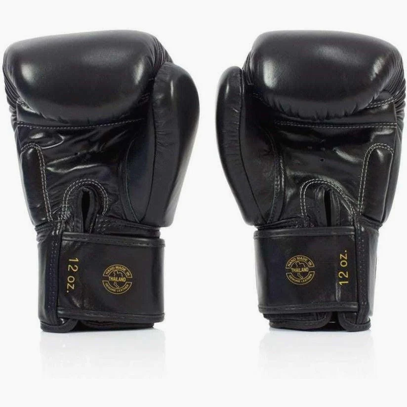 Luvas de Muay Thai Fairtex BGV19 Deluxe Preto  - Image 4