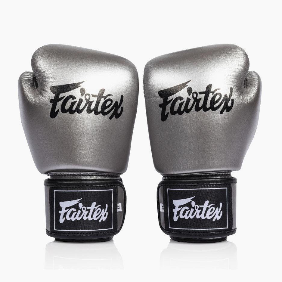 Luvas de Muay Thai Fairtex BGV1C-Plus Gun Metallic  - Image 2