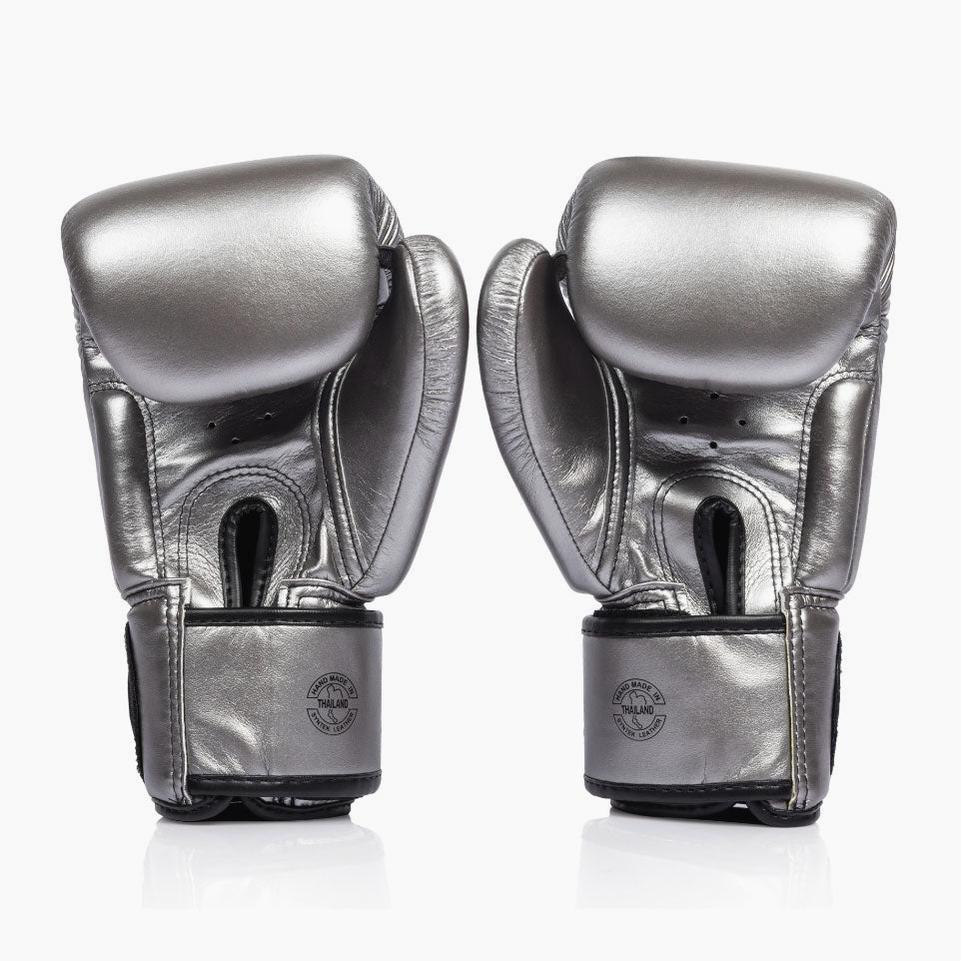 Luvas de Muay Thai Fairtex BGV1C-Plus Gun Metallic  - Image 3