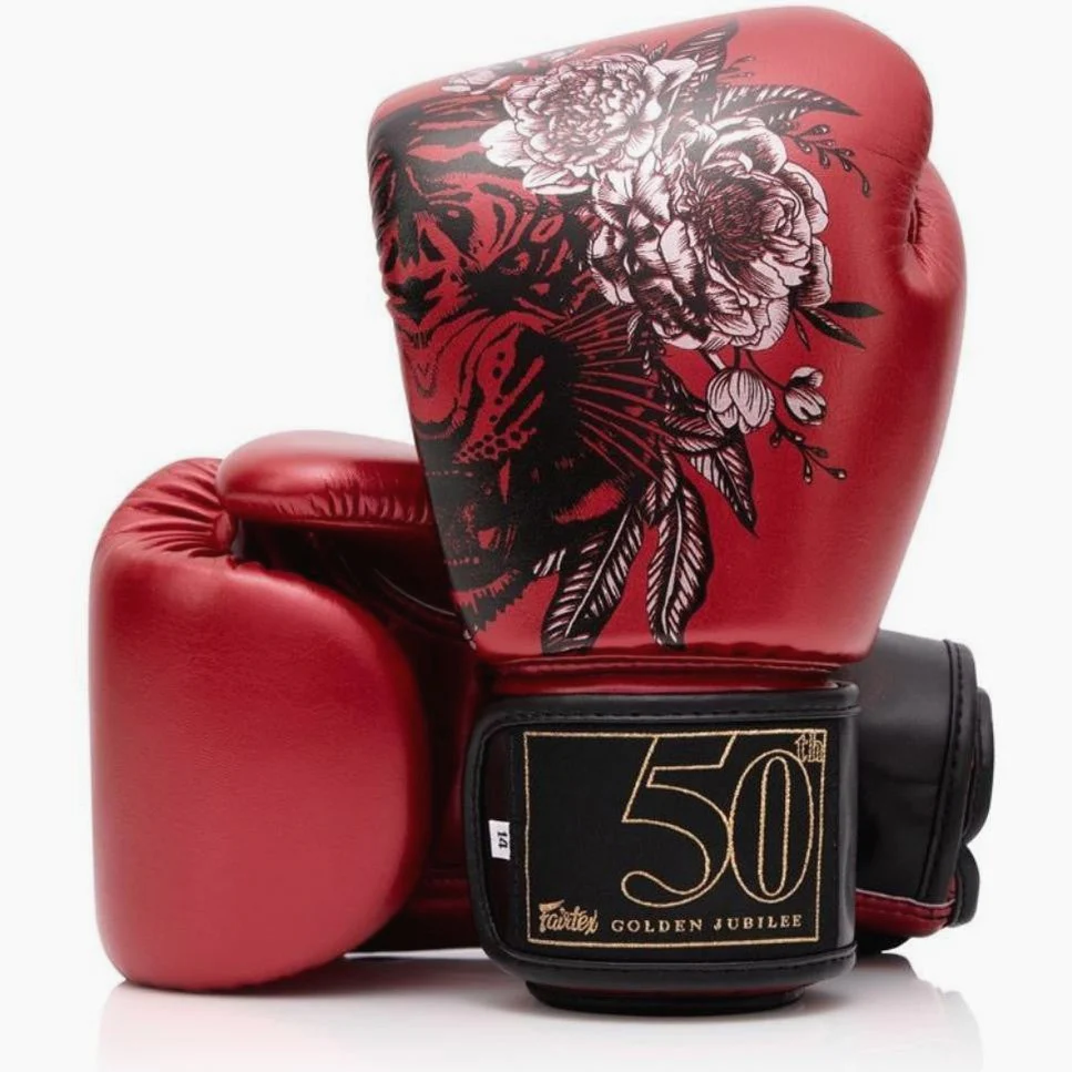 Luvas de Muay Thai Fairtex Golden Jubilee