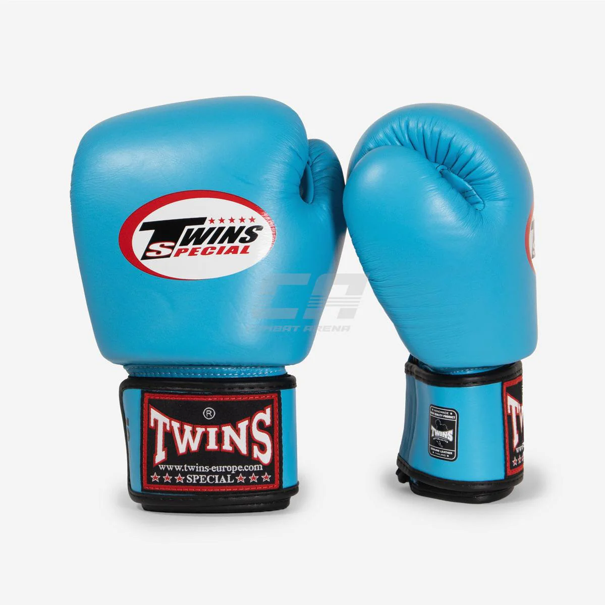 Luvas de Muay Thai Twins Special BGVL 3 Azul 