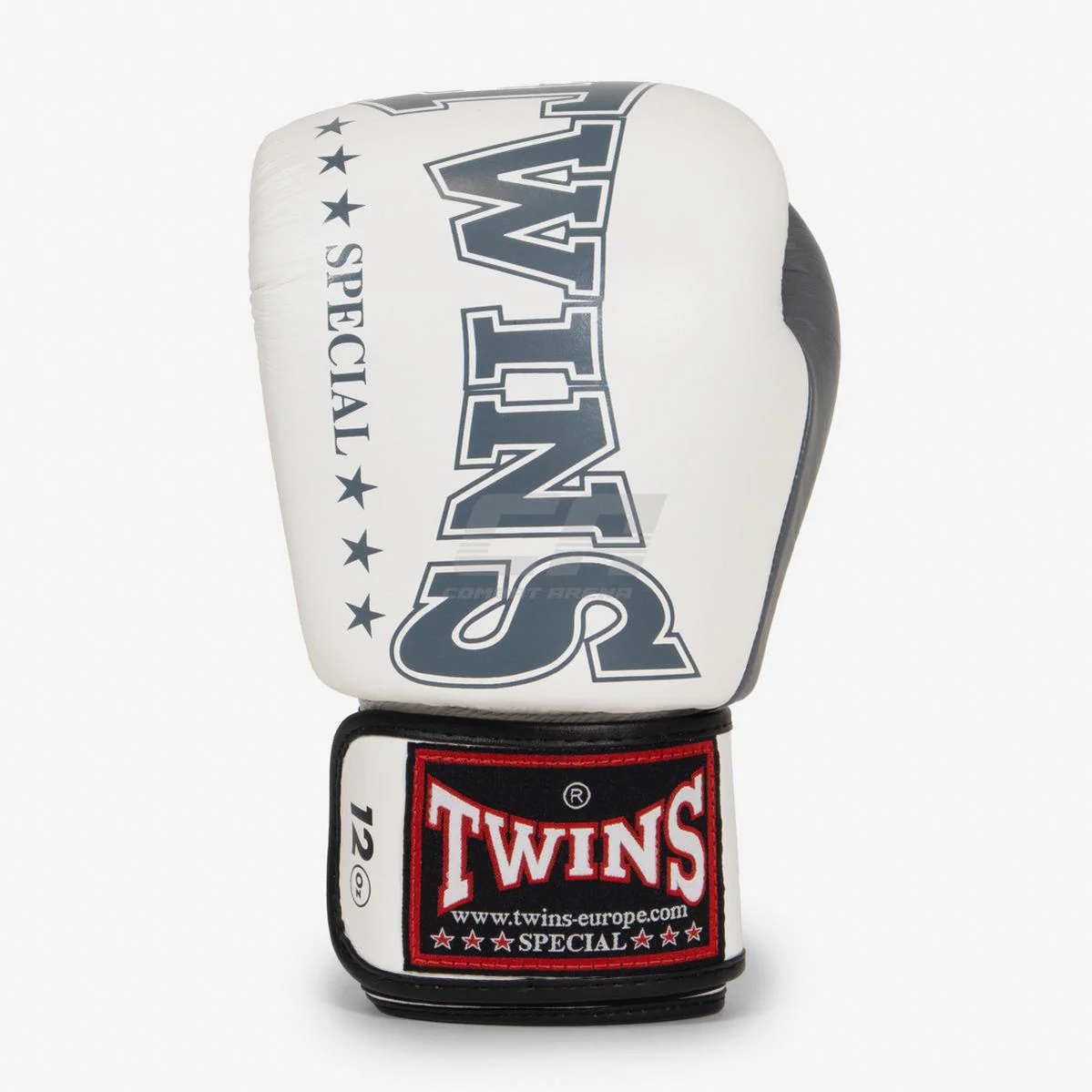 Luvas de Muay Thai Twins Special BGVL 8 Branco-cinza  - Image 3