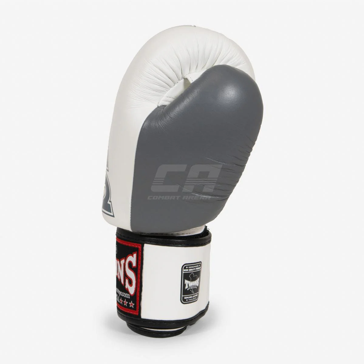 Luvas de Muay Thai Twins Special BGVL 8 Branco-cinza  - Image 5