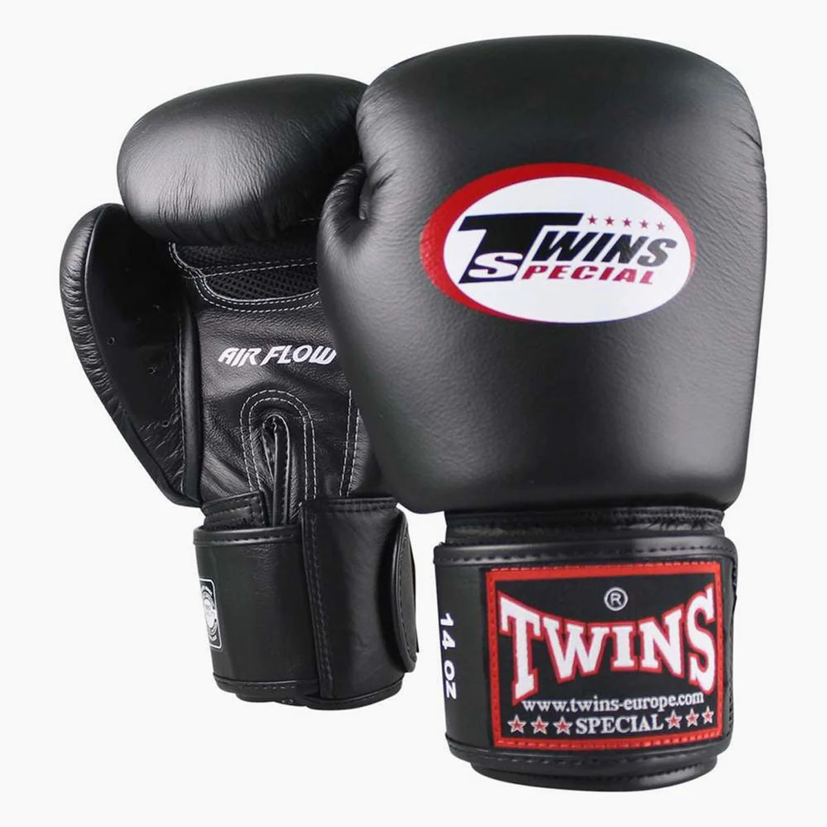 Luvas de Muay Thai Twins Special BGVL3 Ar Preto  - Image 2