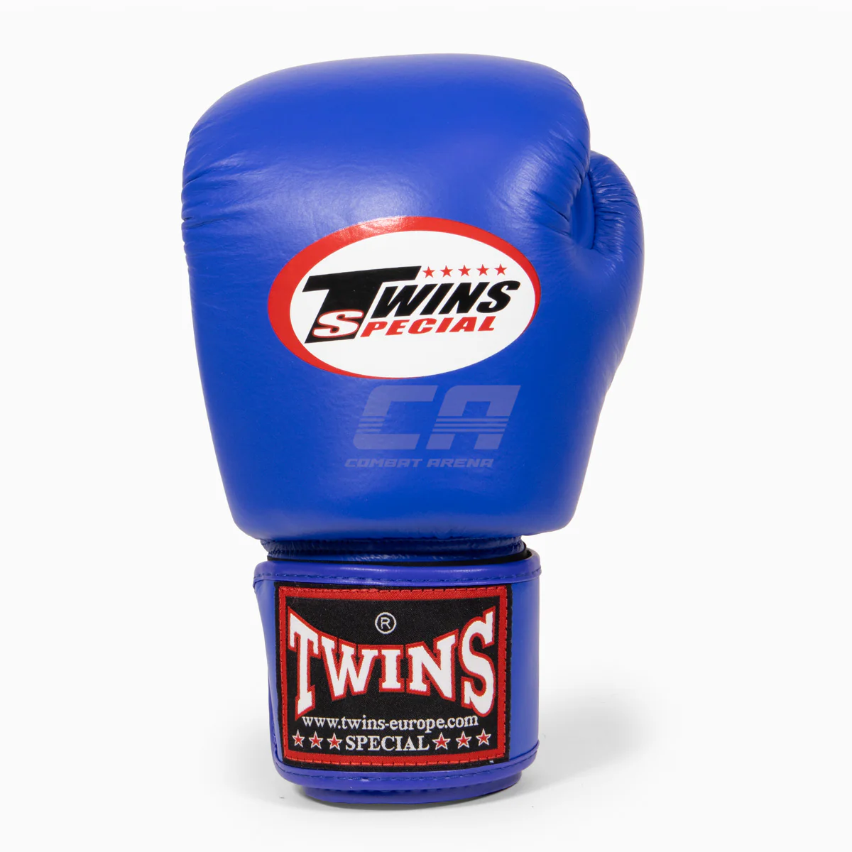 Luvas de Muay Thai Twins Special BGVL3 Azul Real  - Image 2