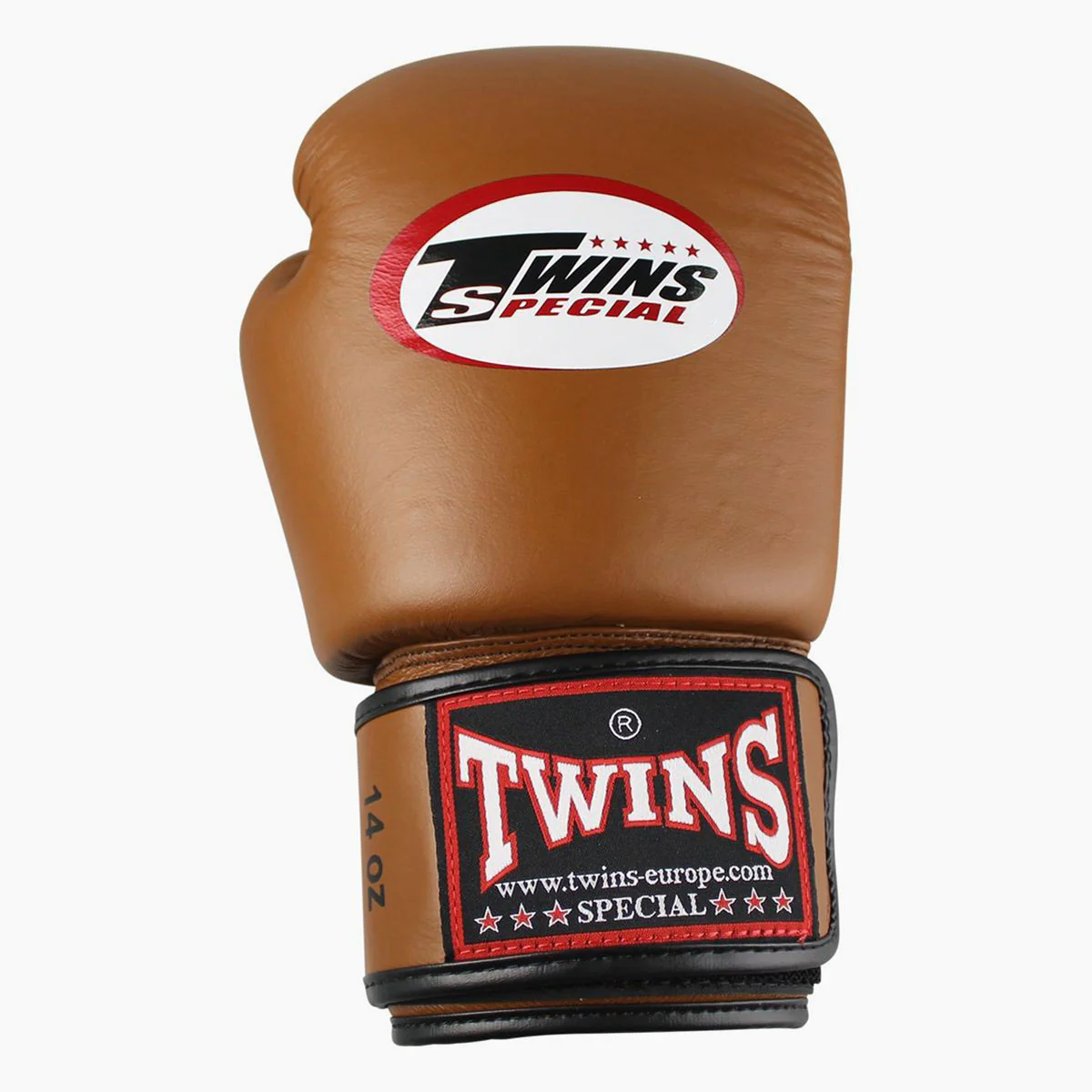 Luvas de Muay Thai Twins Special BGVL3 Retro Castanho  - Image 3