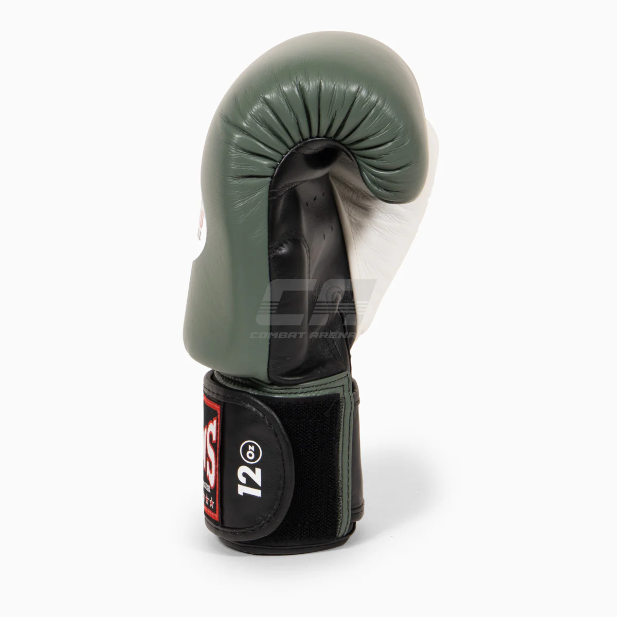 Luvas de Muay Thai Twins Special BGVL4 Preto-verde-branco  - Image 2