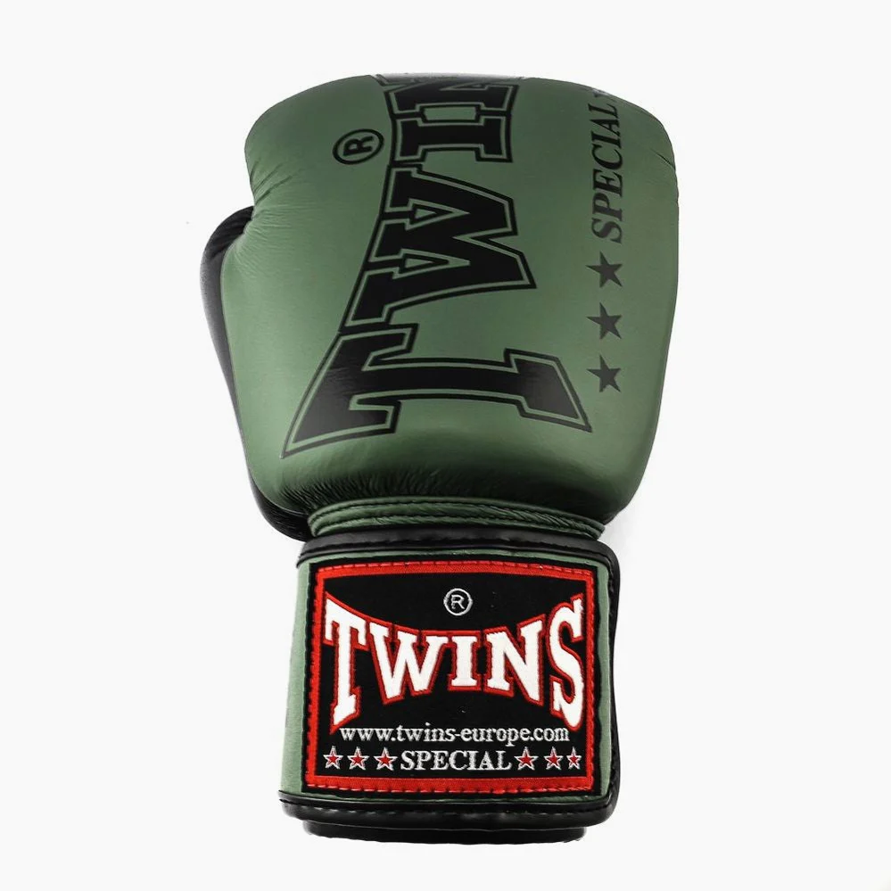 Luvas de Muay Thai Twins Special BGVL8 Verde  - Image 3