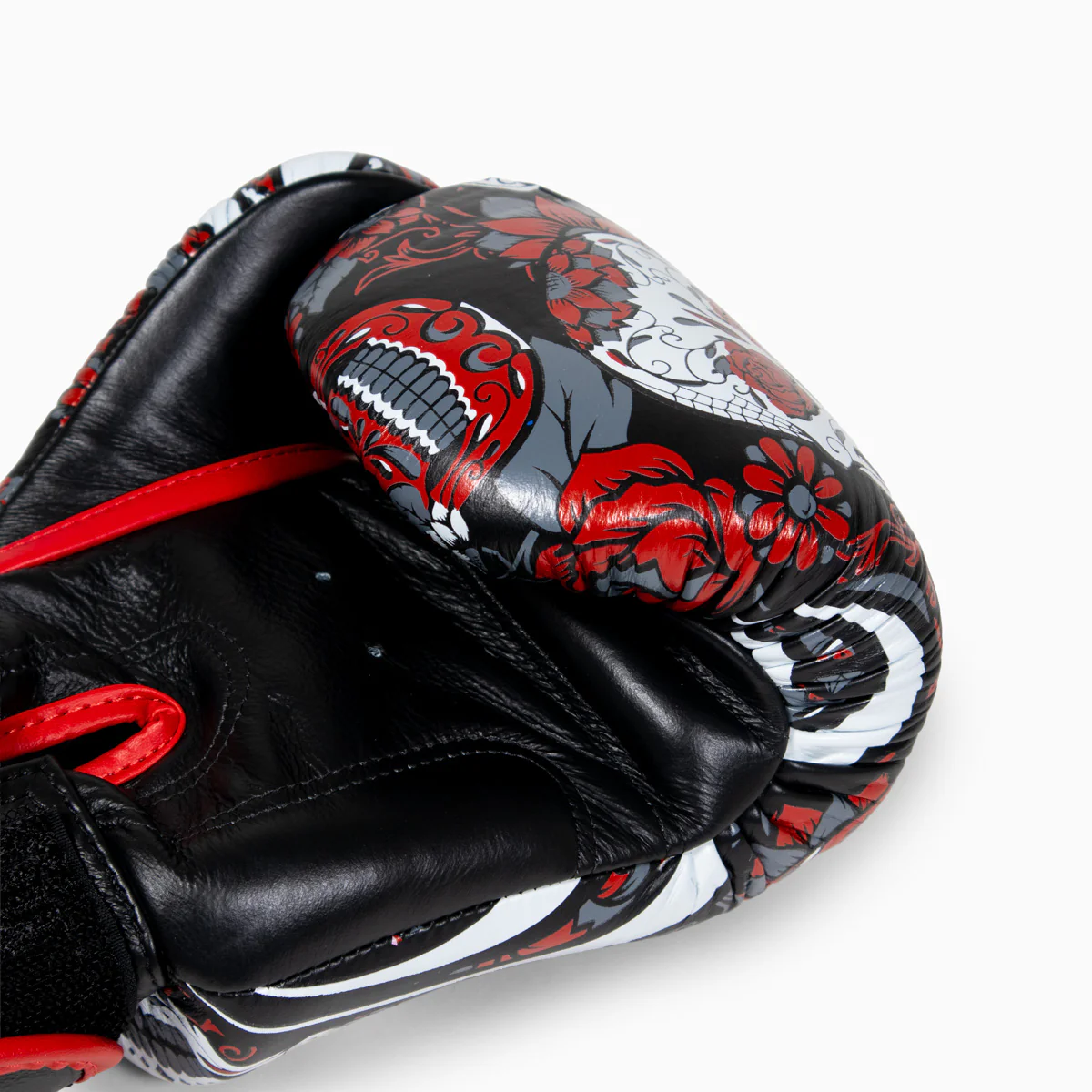 Luvas de Muay Thai Twins Special FBGVL 3 Skull Vermelho  - Image 7