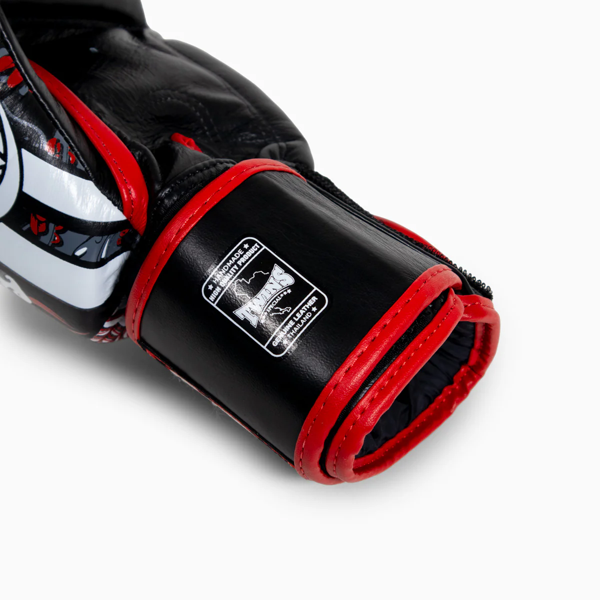 Luvas de Muay Thai Twins Special FBGVL 3 Skull Vermelho  - Image 9