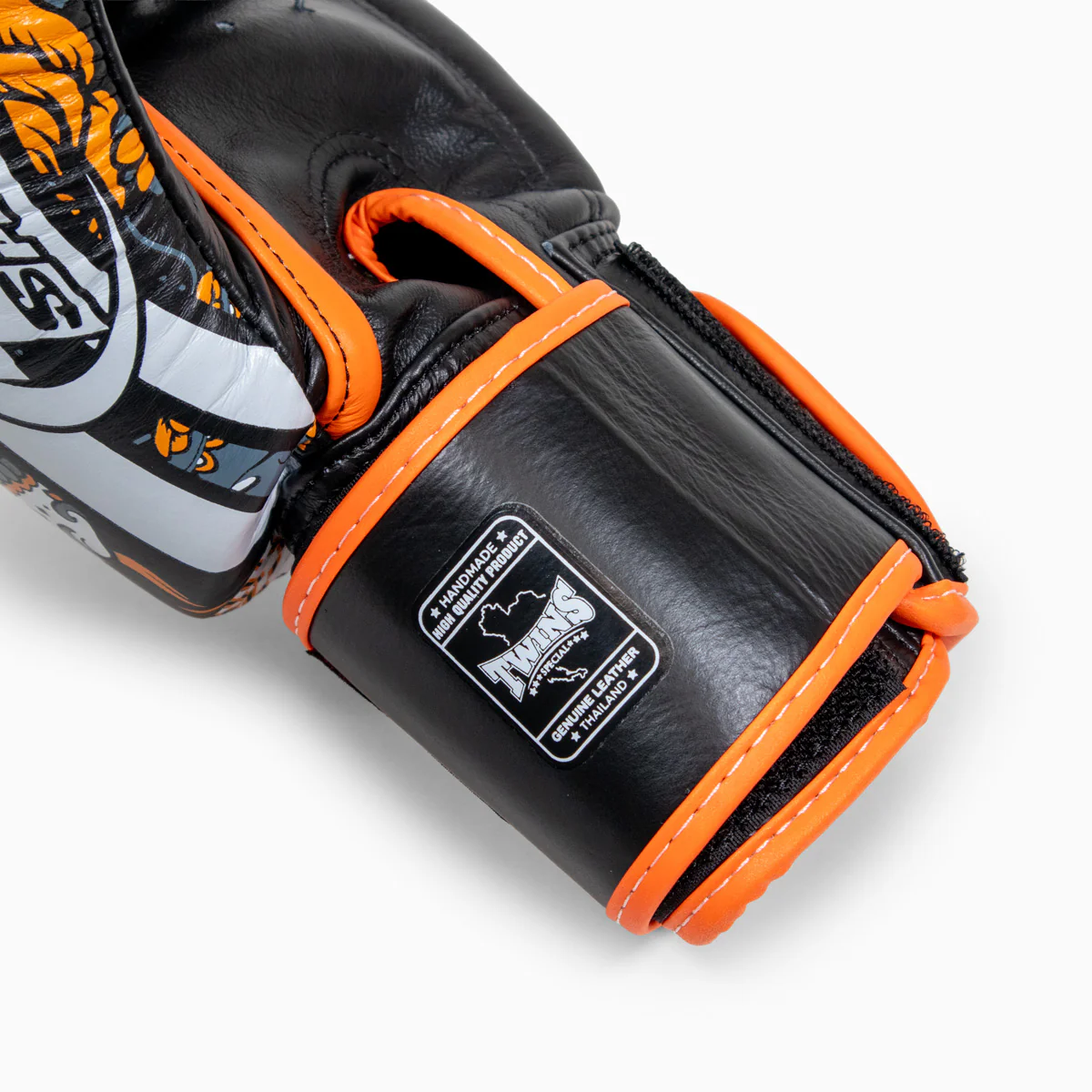 Luvas de Muay Thai Twins Special FBGVL 4 Skull Laranja  - Image 8