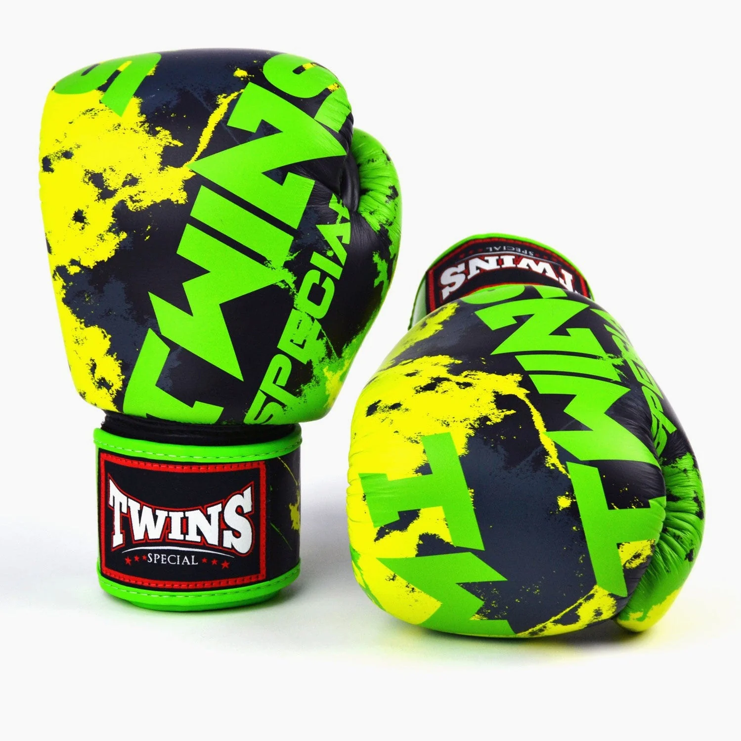 Luvas de Muay Thai Twins Special FBGVL3 Candy Verde 