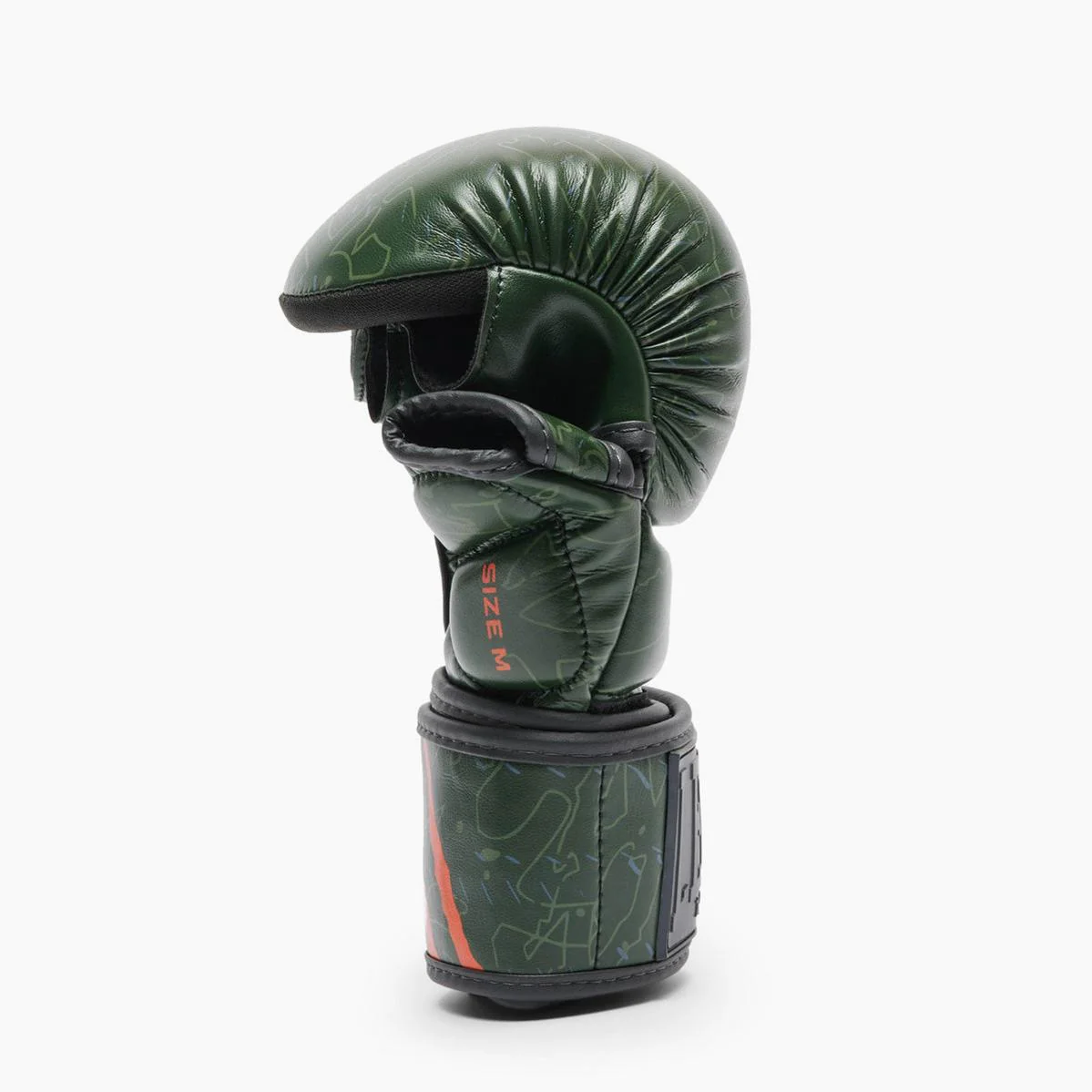 Luvas MMA Leone Primal Instinct Treinamento GP116 com polegar Verde  - Image 3