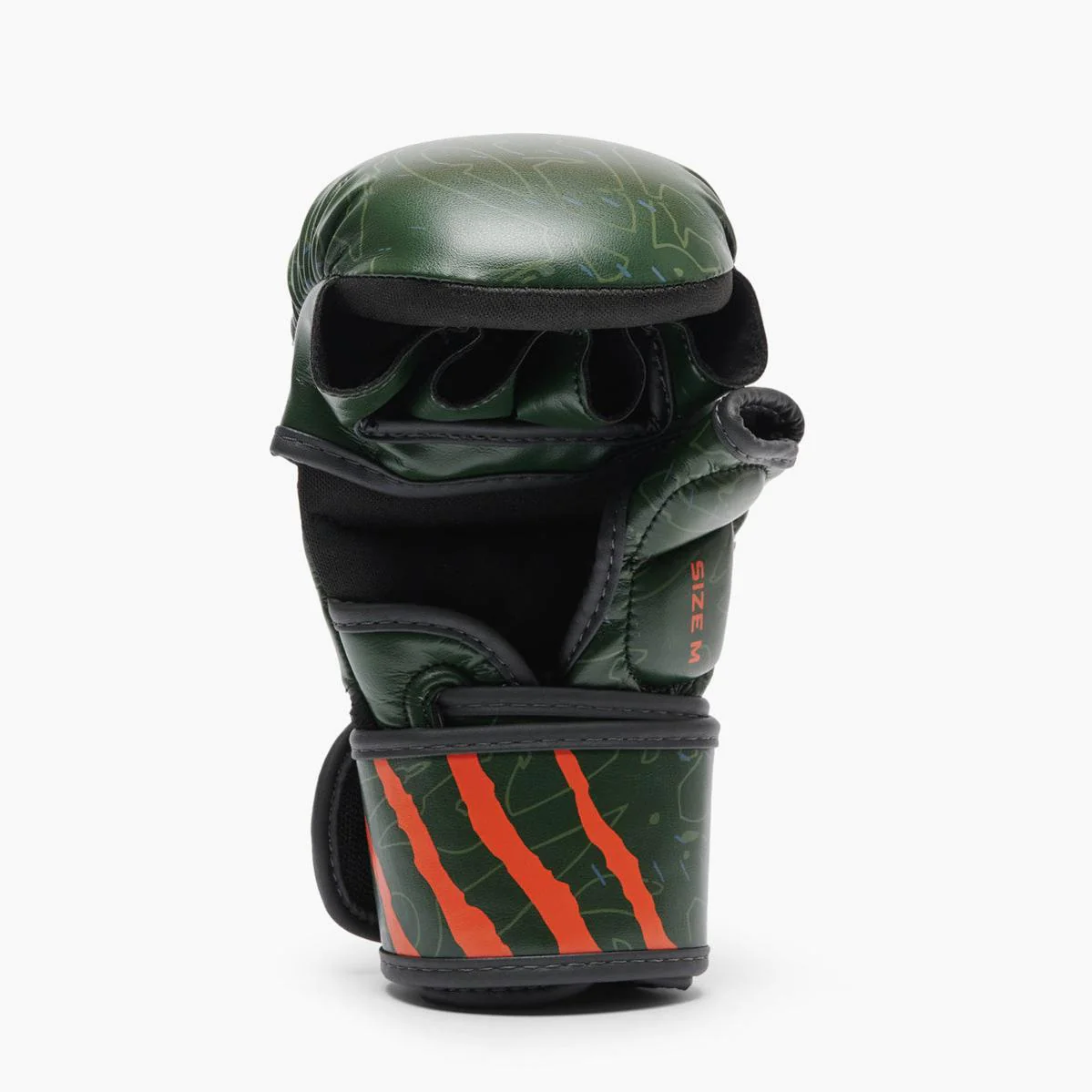 Luvas MMA Leone Primal Instinct Treinamento GP116 com polegar Verde  - Image 4