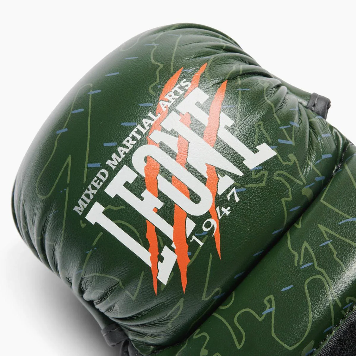 Luvas MMA Leone Primal Instinct Treinamento GP116 com polegar Verde  - Image 5