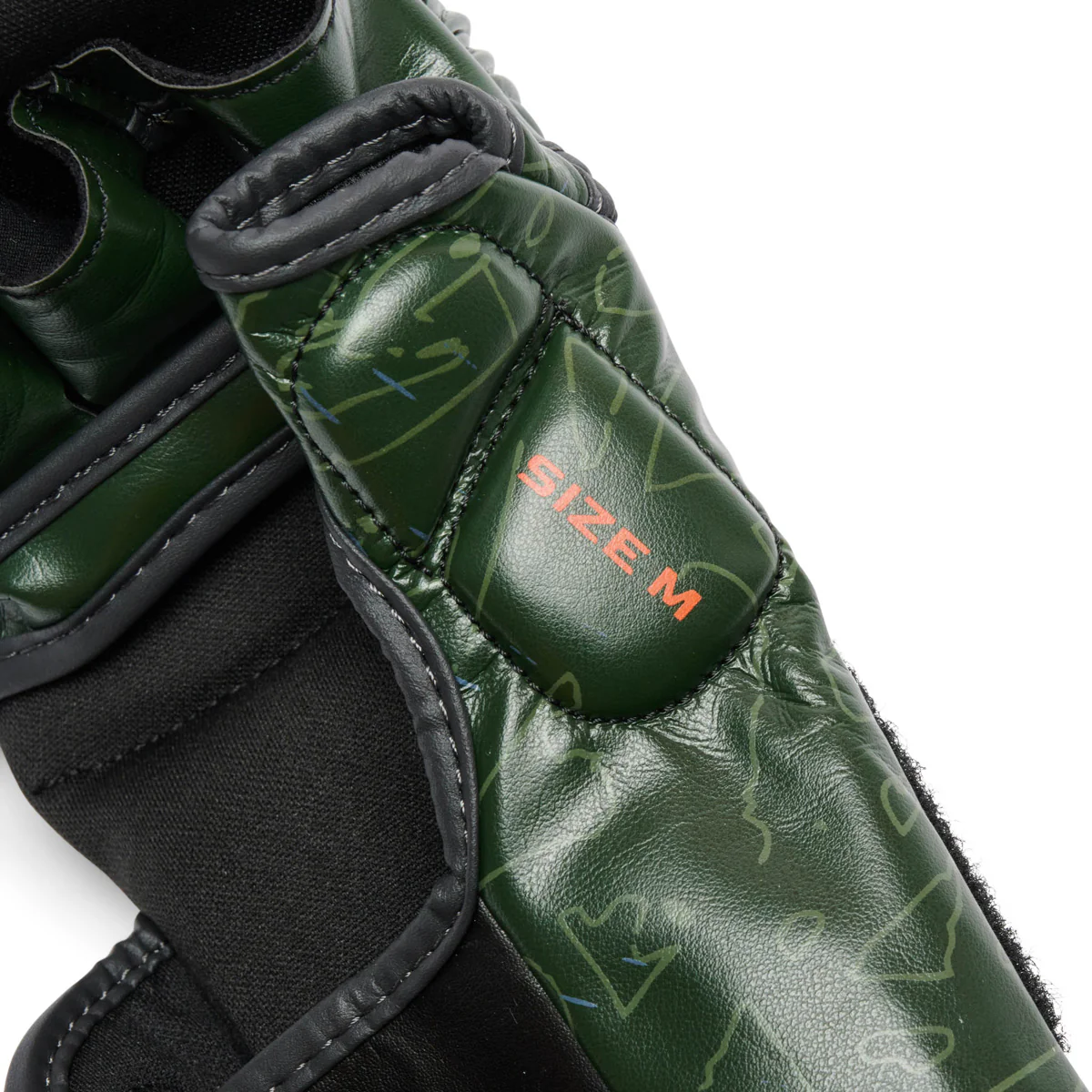 Luvas MMA Leone Primal Instinct Treinamento GP116 com polegar Verde  - Image 7