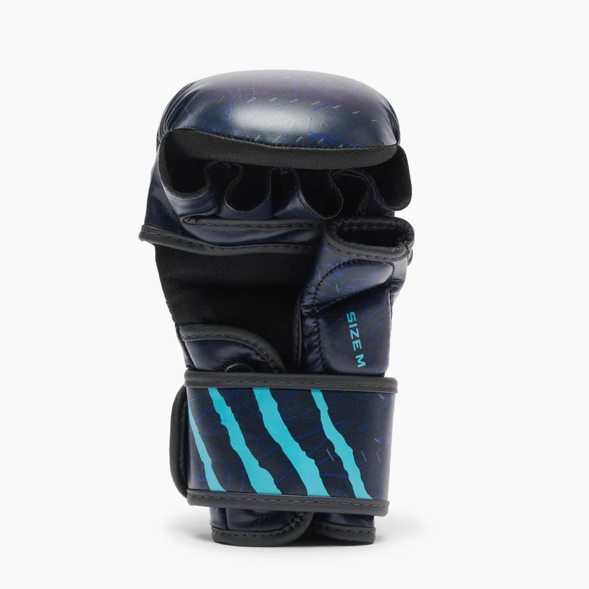 Luvas MMA Leone Primal Instinct Treino GP116 com polegar Azul  - Image 4