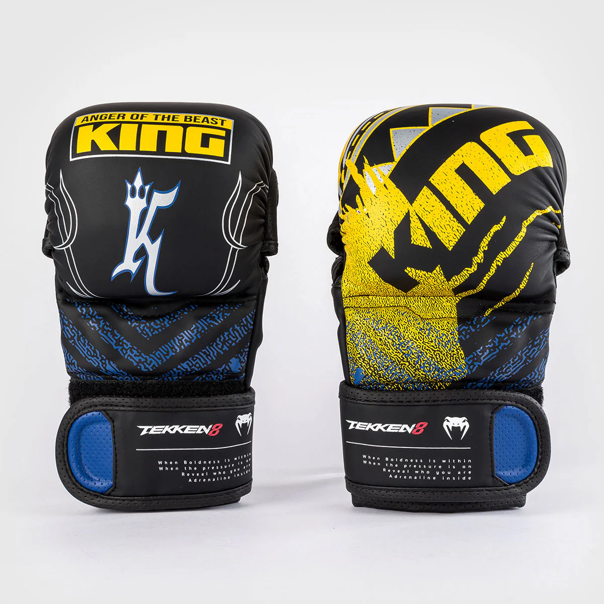 Luvas MMA Tekken 8 King Preto-amarelo  - Image 3