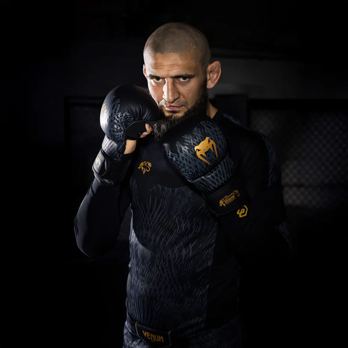 Luvas MMA Venum x Chimaev Wild Borz Preto - Image 5