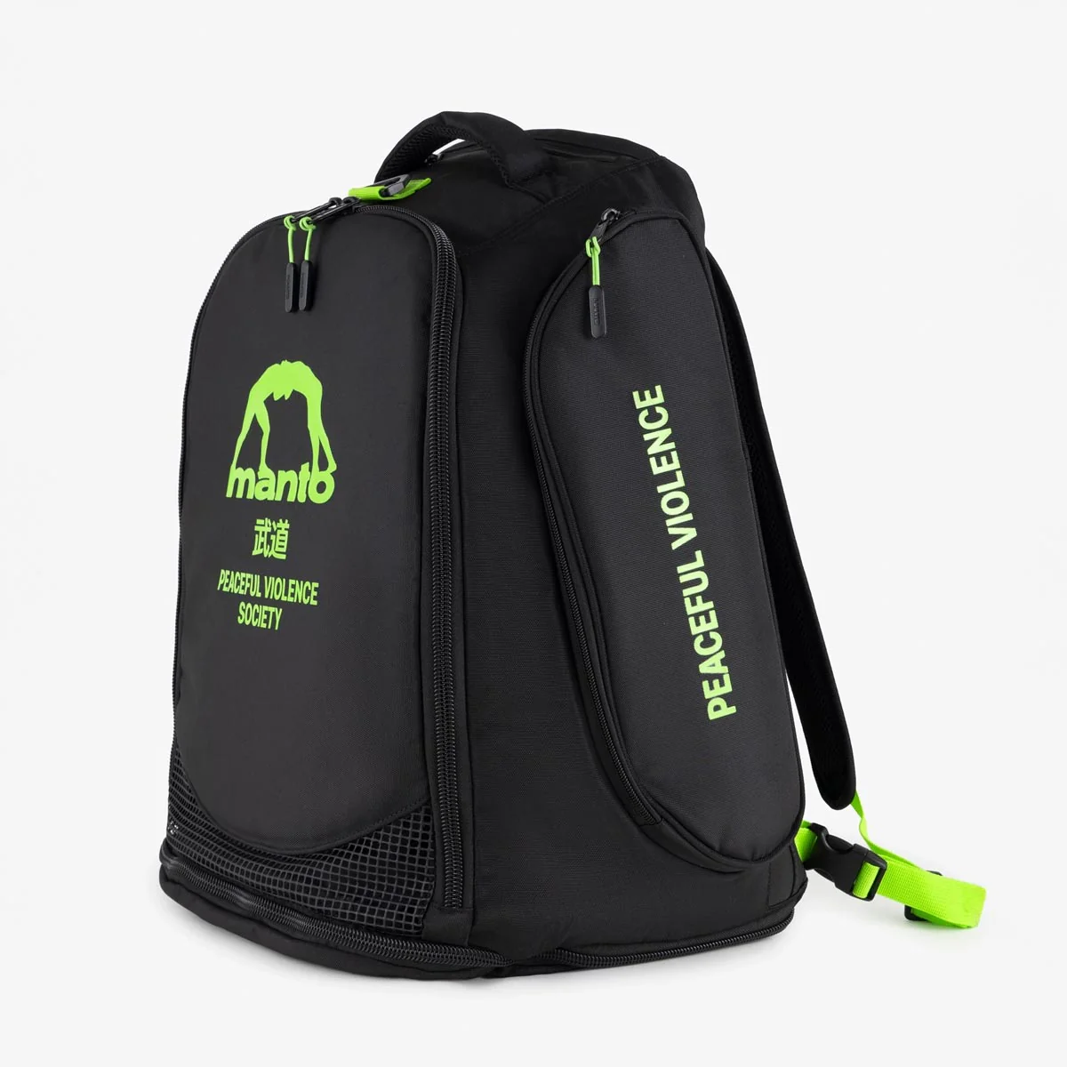 Mochila Manto SOCIETY Convertible XL Preto-verde 
