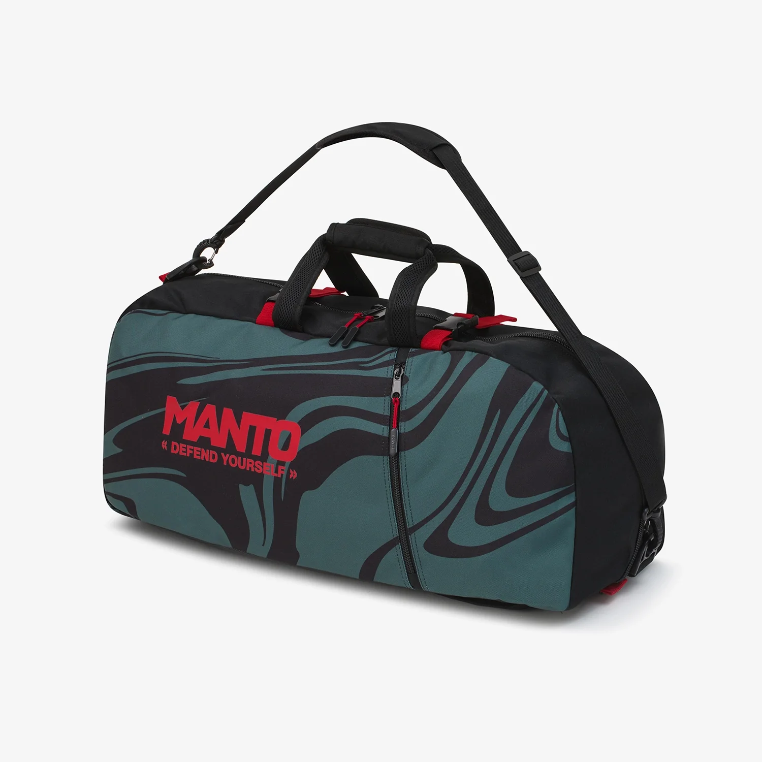 Mochila Saco Manto Grid Verde  - Image 2
