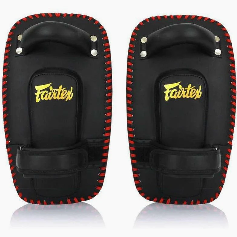 Pao Fairtex Microfibra Curvado Pequeno KPLC6 Preto-ouro  - Image 6
