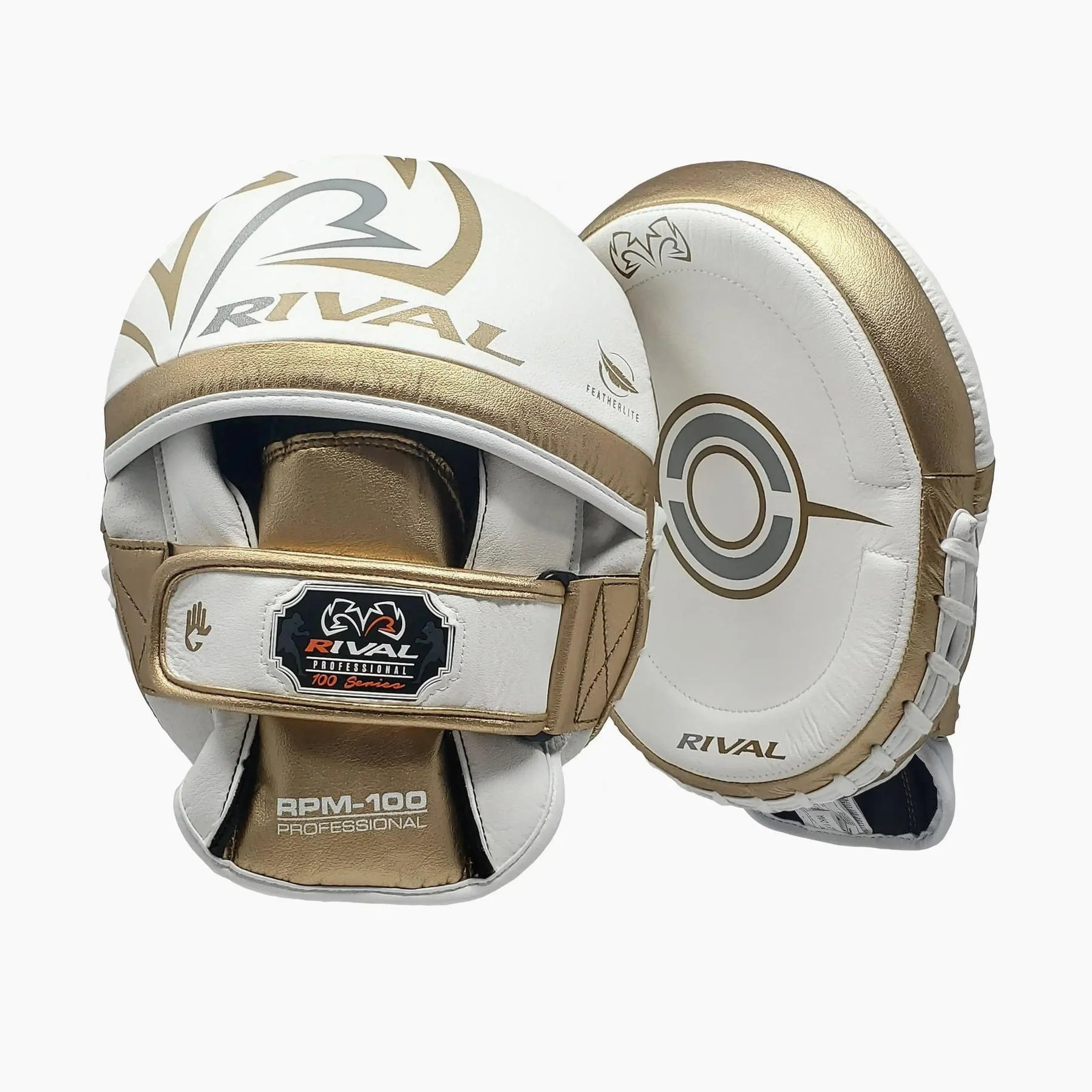 Plastrons Rival Professional RPM100 Branco-Ouro 