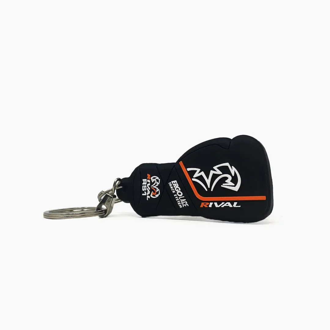 Chaveiro de borracha Guantino Rival RS1 Preto 