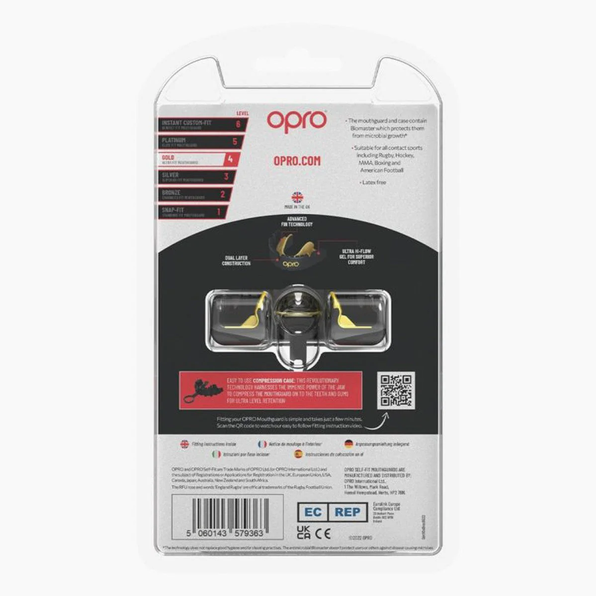 Protetor Bucal Opro Gold Self-Fit Aparelhos para aparelho  - Image 9
