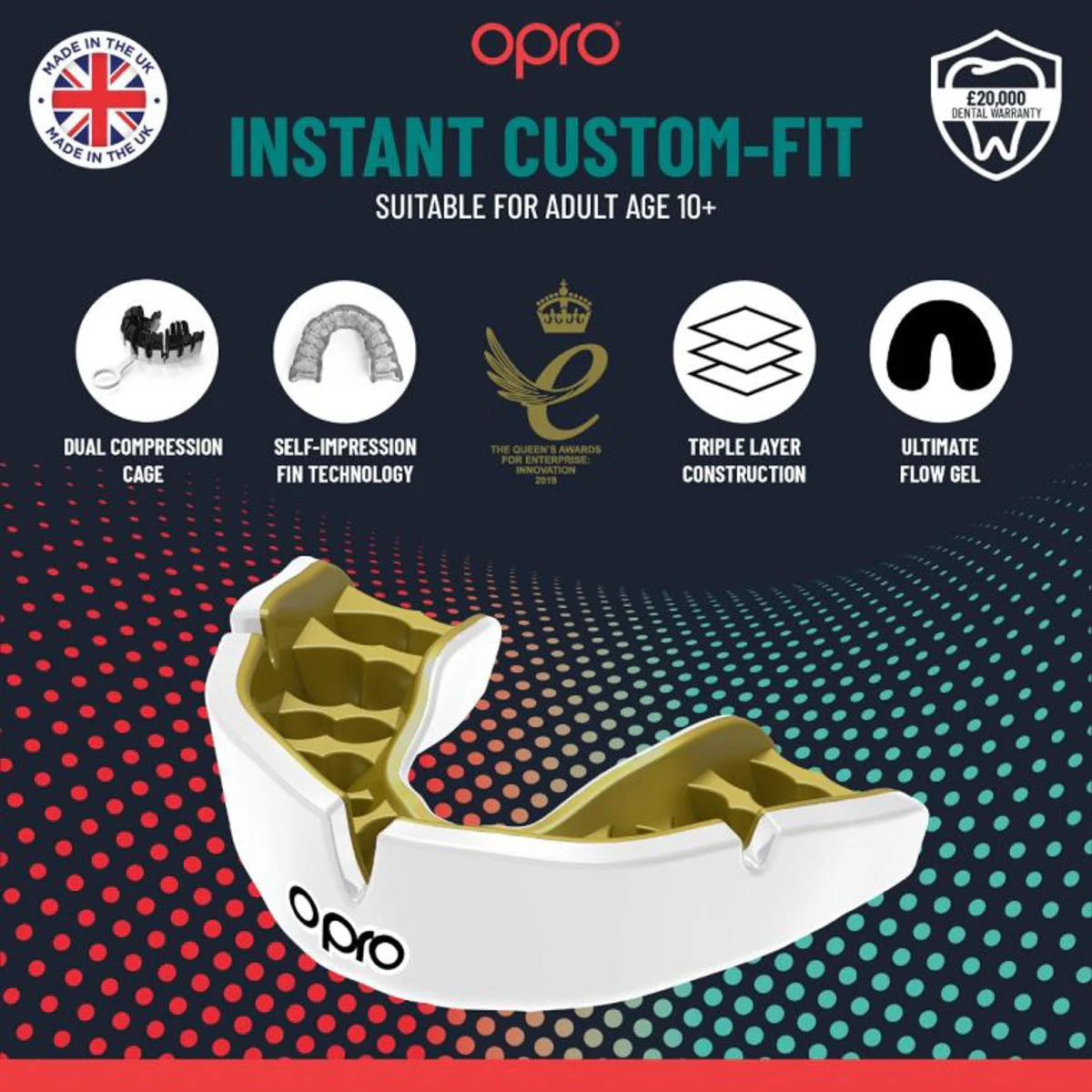 Protetor Bucal Opro Instant Custom-Fit Camo  - Image 3